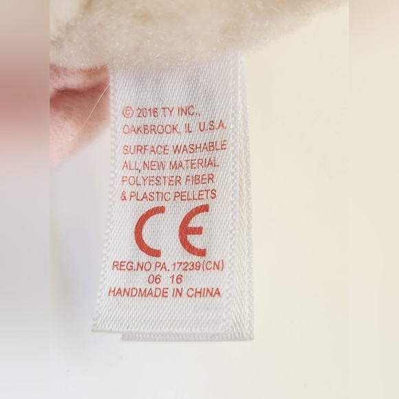 Ty Beanie Boos - PIGGLEY the Pig (2016 - Retired) 6" Brand New with Tags - Picture 7 of 10